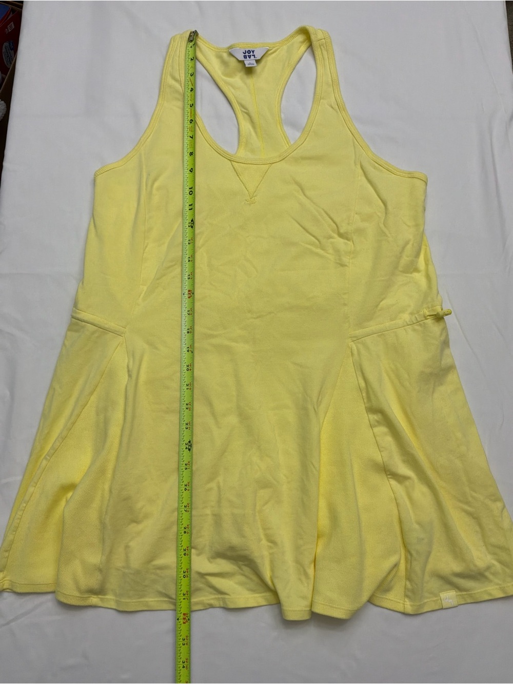 JoyLab Sunny Yellow Racerback Tank Dress - Picture 3 of 11